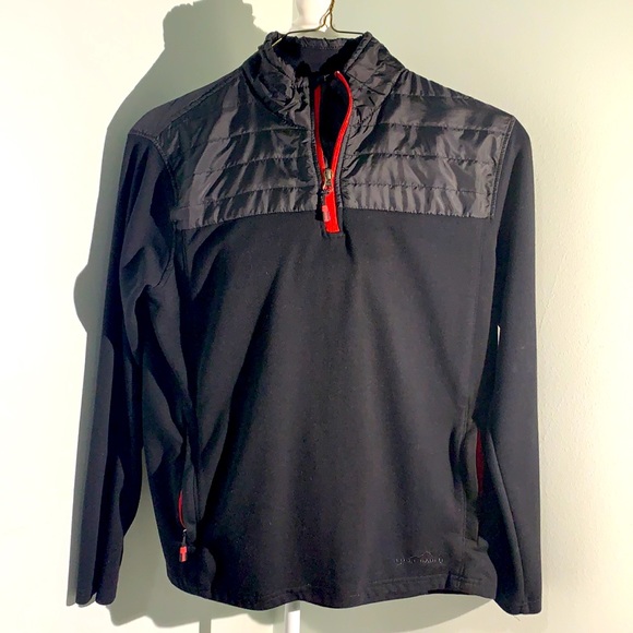 Eddie Bauer Men’s Mixed Media ¼ Zip Pullover - Picture 6 of 13